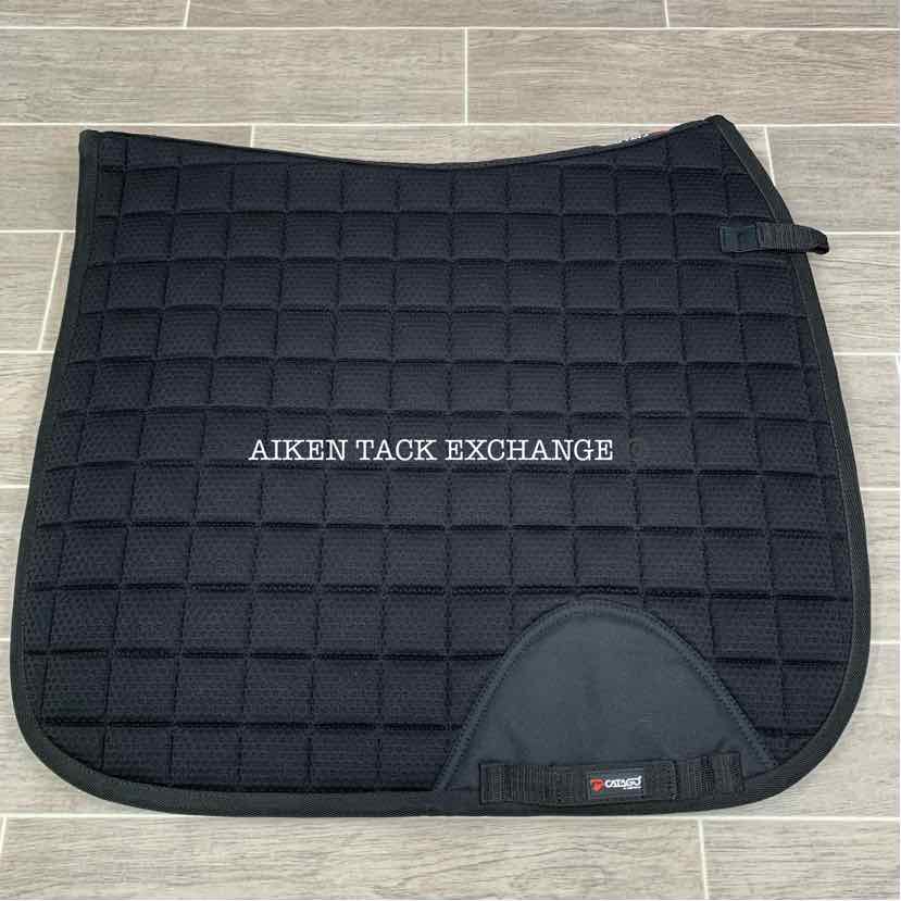 Catago FIR-Tech (Far Infrared Rays) Dressage Saddle Pad, White, Brand New