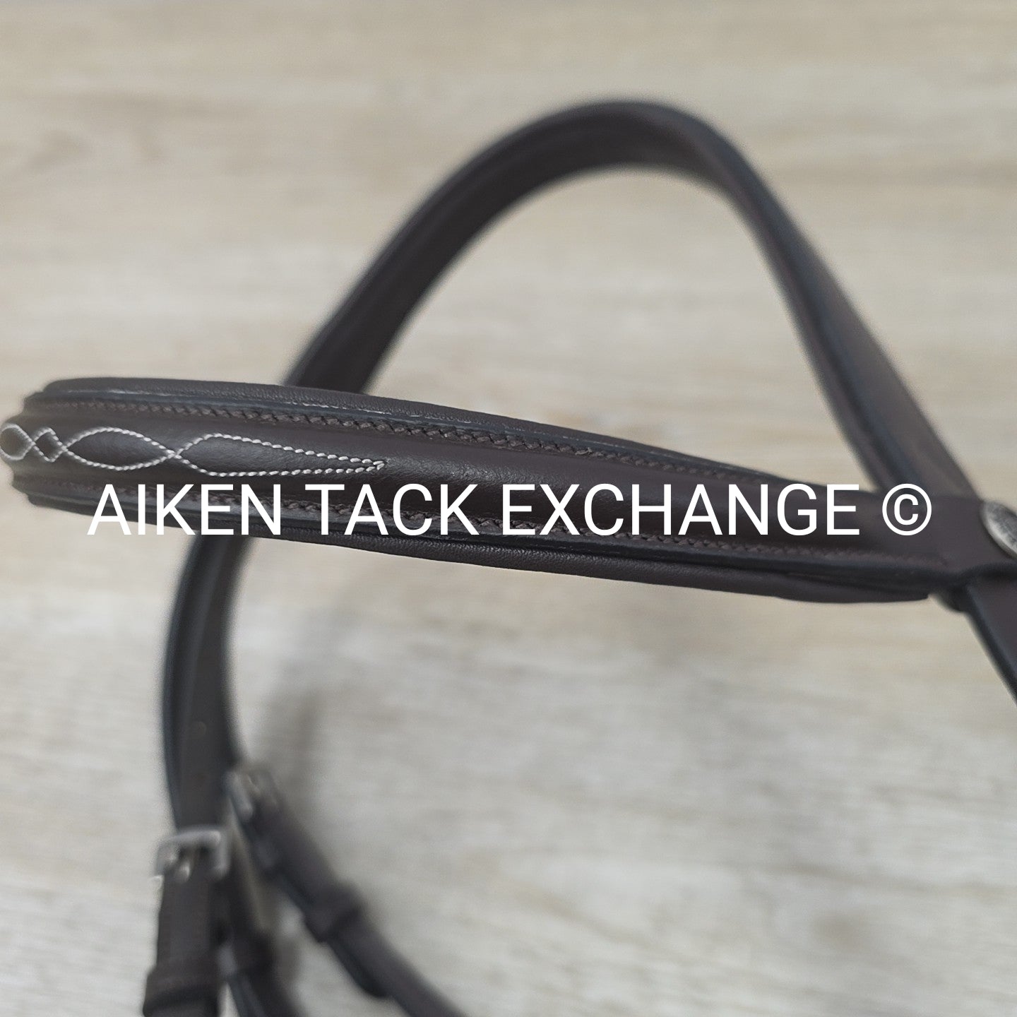 HDR Advantage Mono Crown Padded Bridle with Reins, Havana, Size Cob