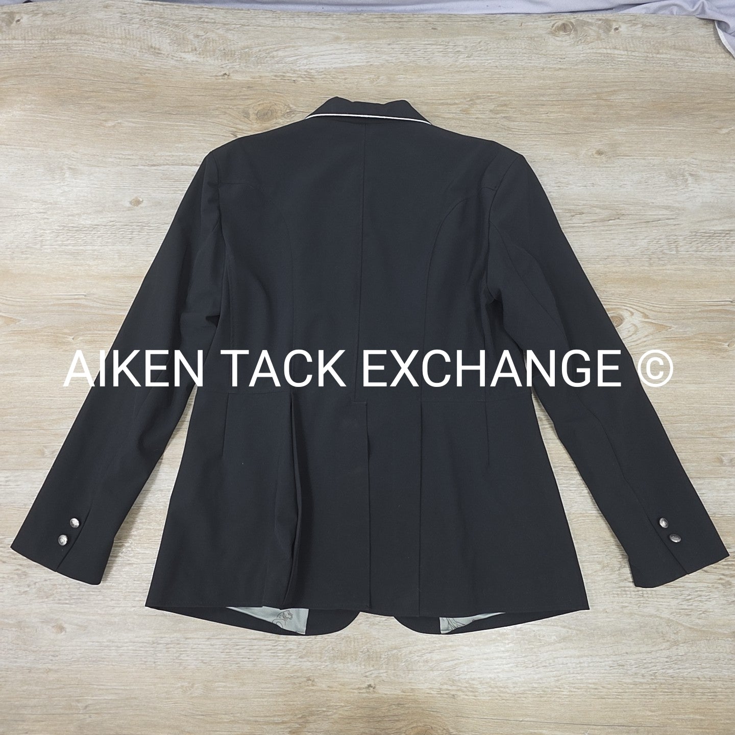 EOUS Dressage Show Coat, Black, Machine Washable, Women's Size 16