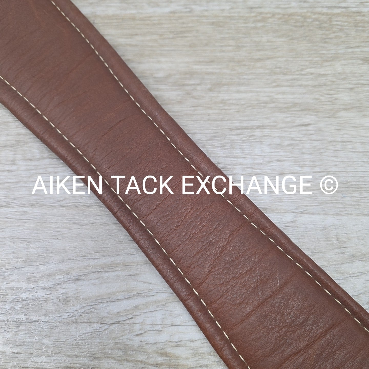 M. Toulouse Contour Shaped Padded Leather Girth, Brown, 56"