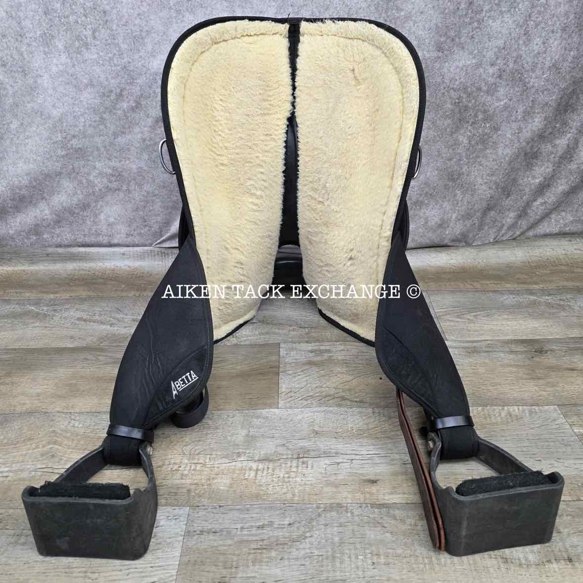 Abetta Brushhopper Gaited Comfort Trail Western Saddle, 16" Seat, Regular Tree - Semi QH Bars