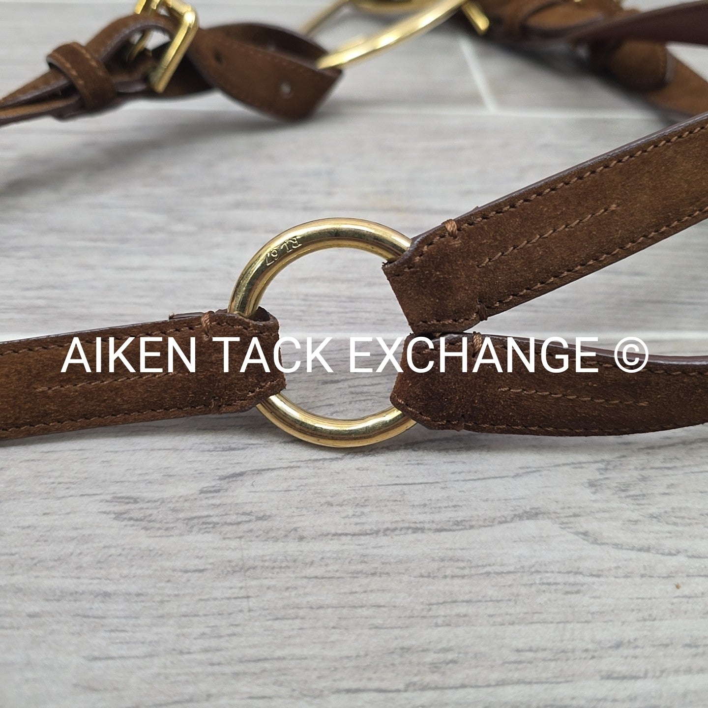 Ralph Lauren Tri-Strap Stirrup Waist Belt, Size Medium