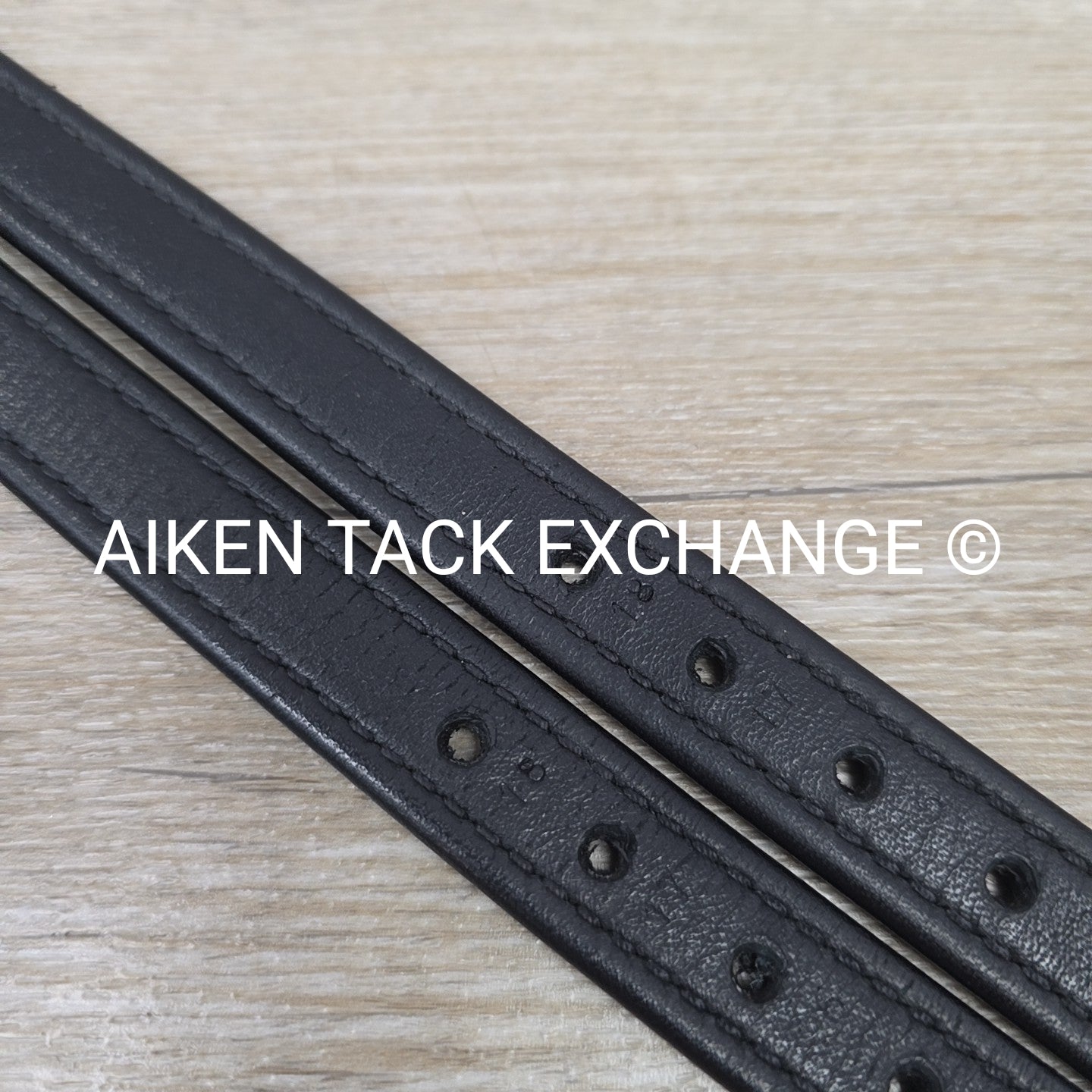 HFP Nylon Lined Stirrup Leathers, Black, 54"