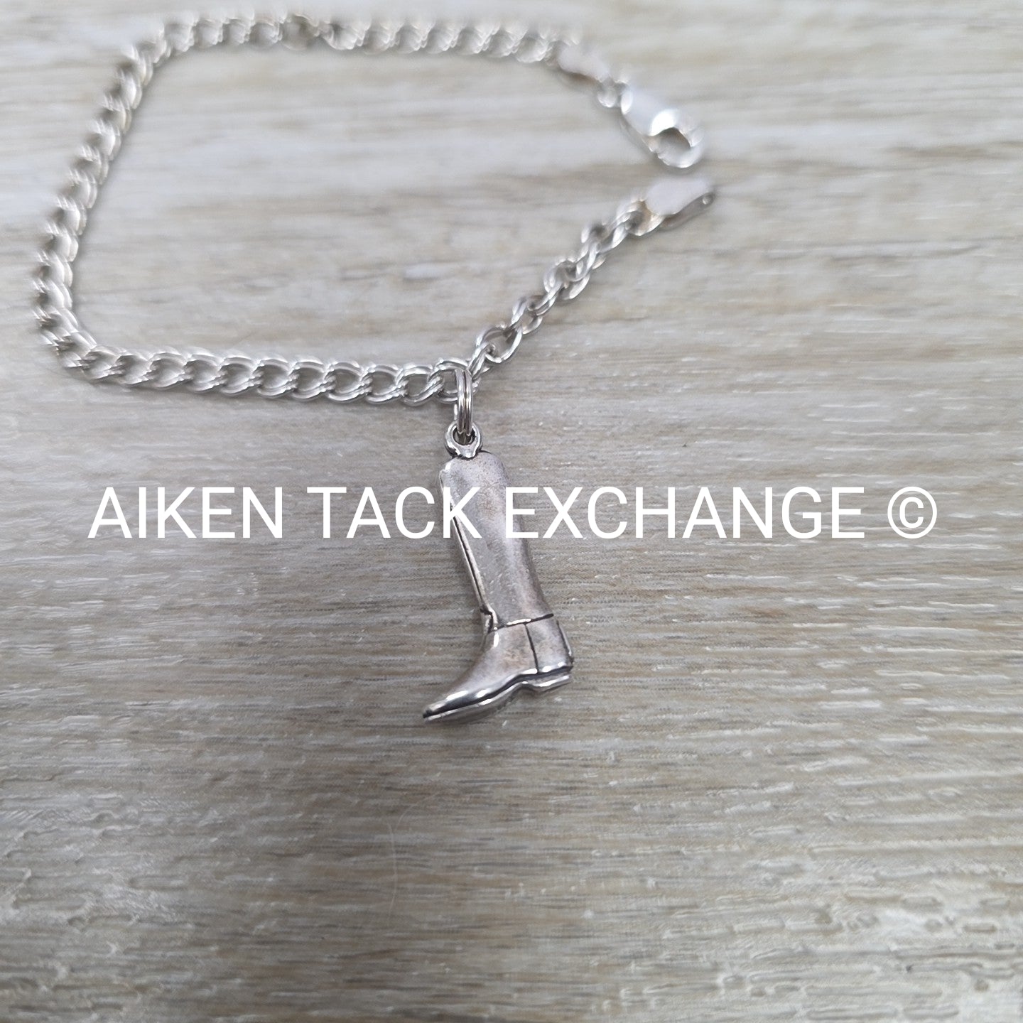 Riding Boot Charm Bracelet