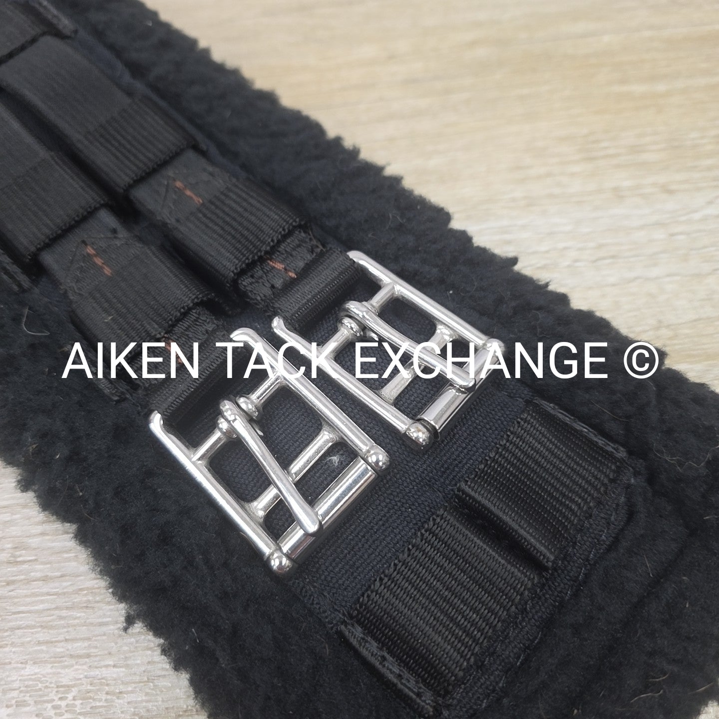 Ovation Fleece Dressage Girth, Black, 24"