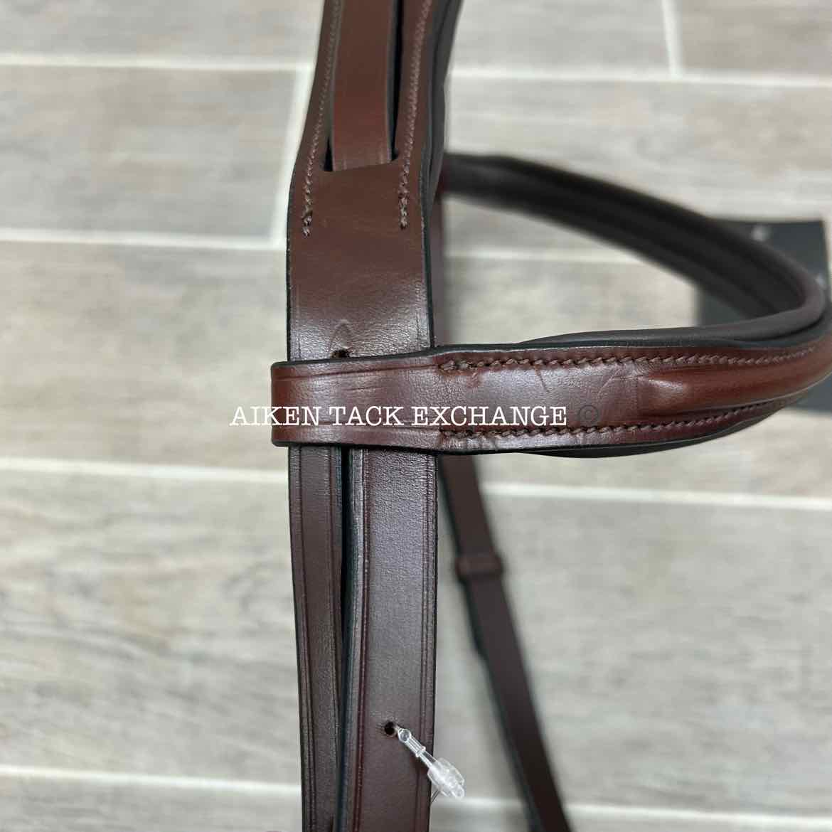 KL Select KL Italia Burghley Bridle with Reins, Brown, Size Full