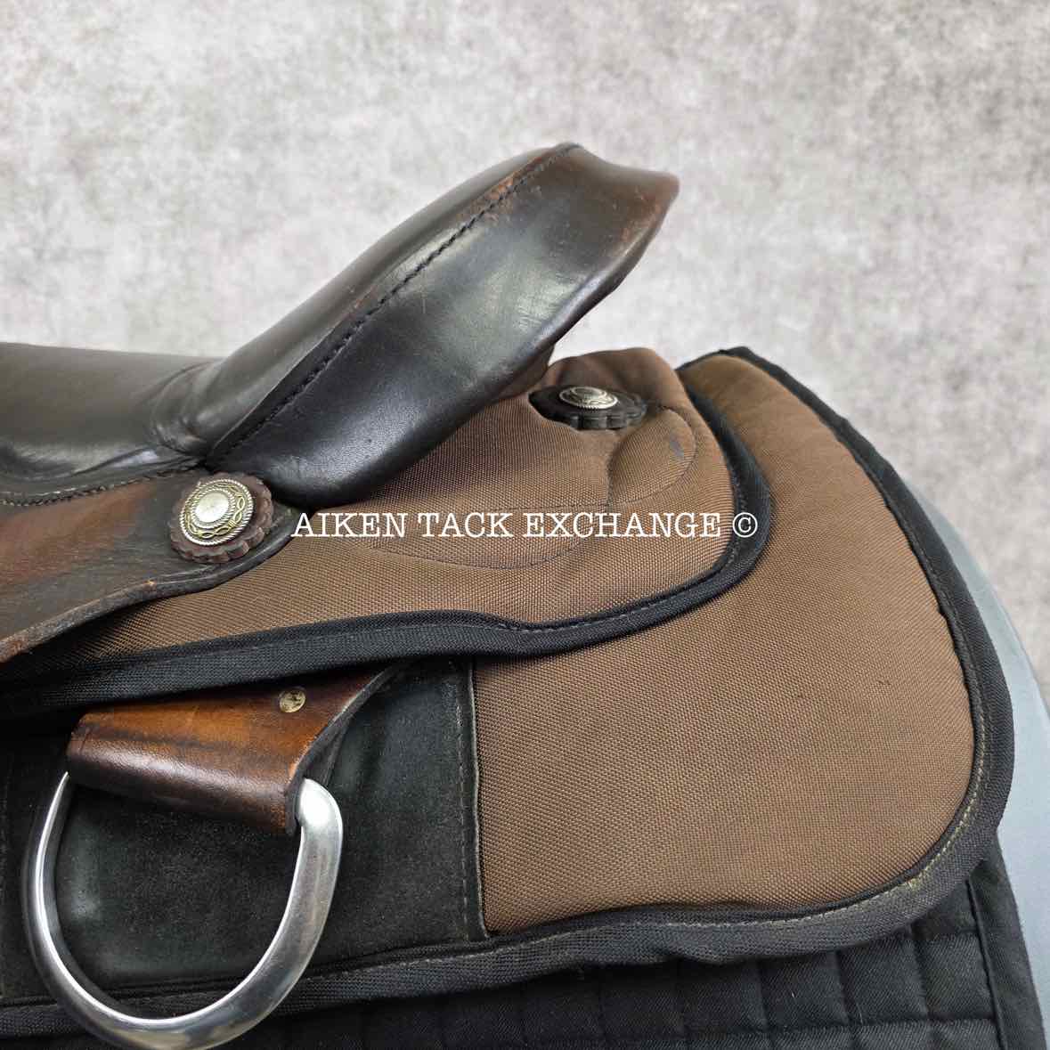 Big Horn 298 Cordura Comfort Flex Pleasure Trail Western Saddle, 17" Seat