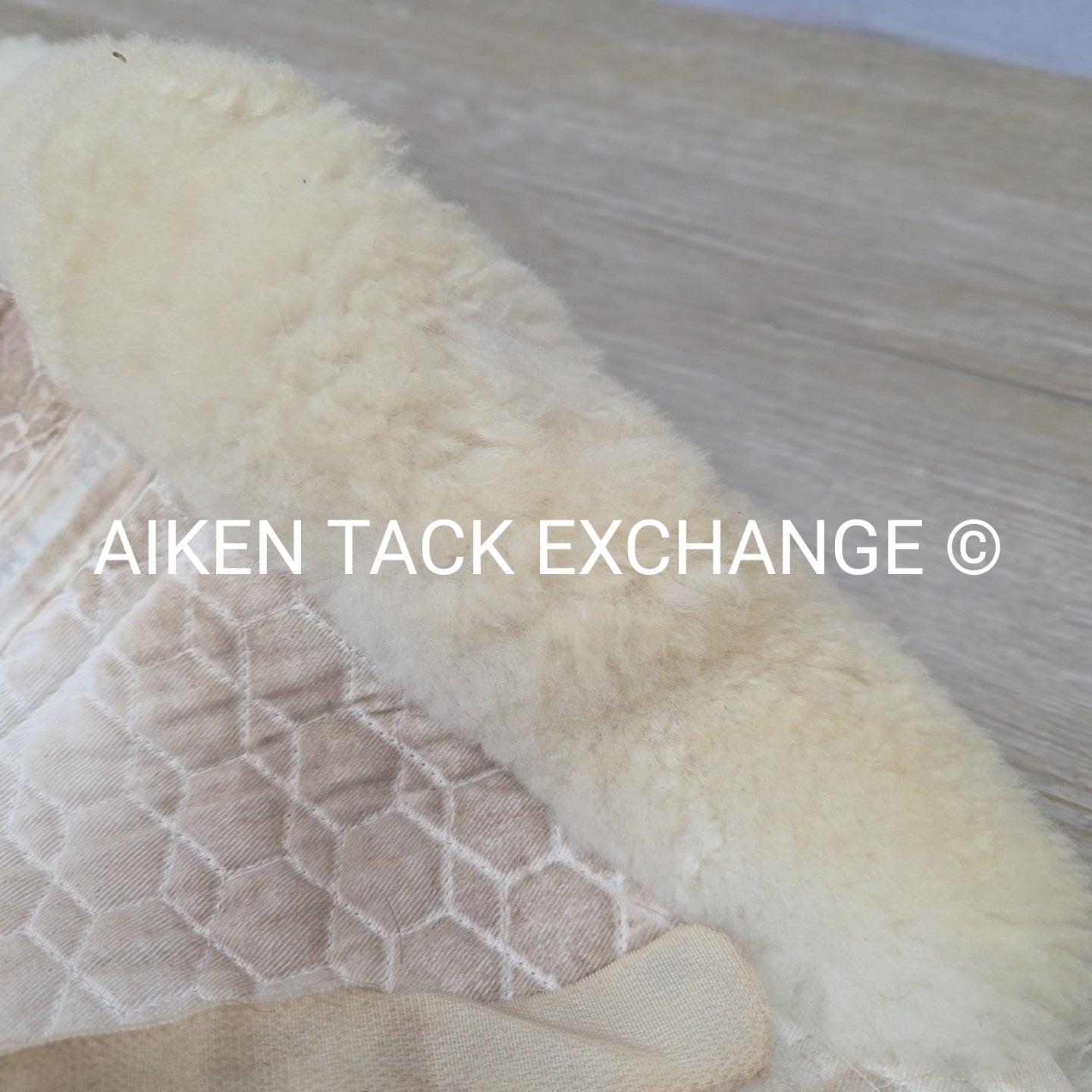 Mattes Platinum Dressage Sheepskin Half Pad, Size Medium