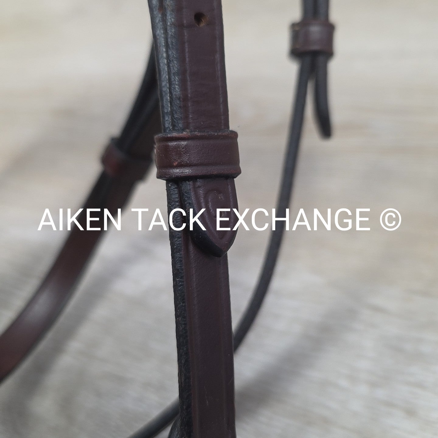 KL Select Red Barn Ocala Fancy Stitched Bridle, No Reins, Size Cob