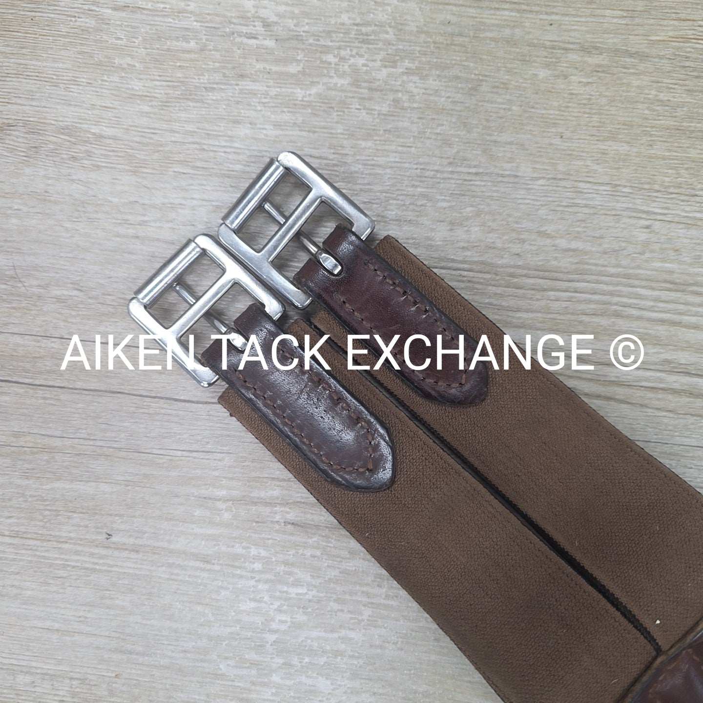 Leather Girth w/ Double Elastic, Size 64"