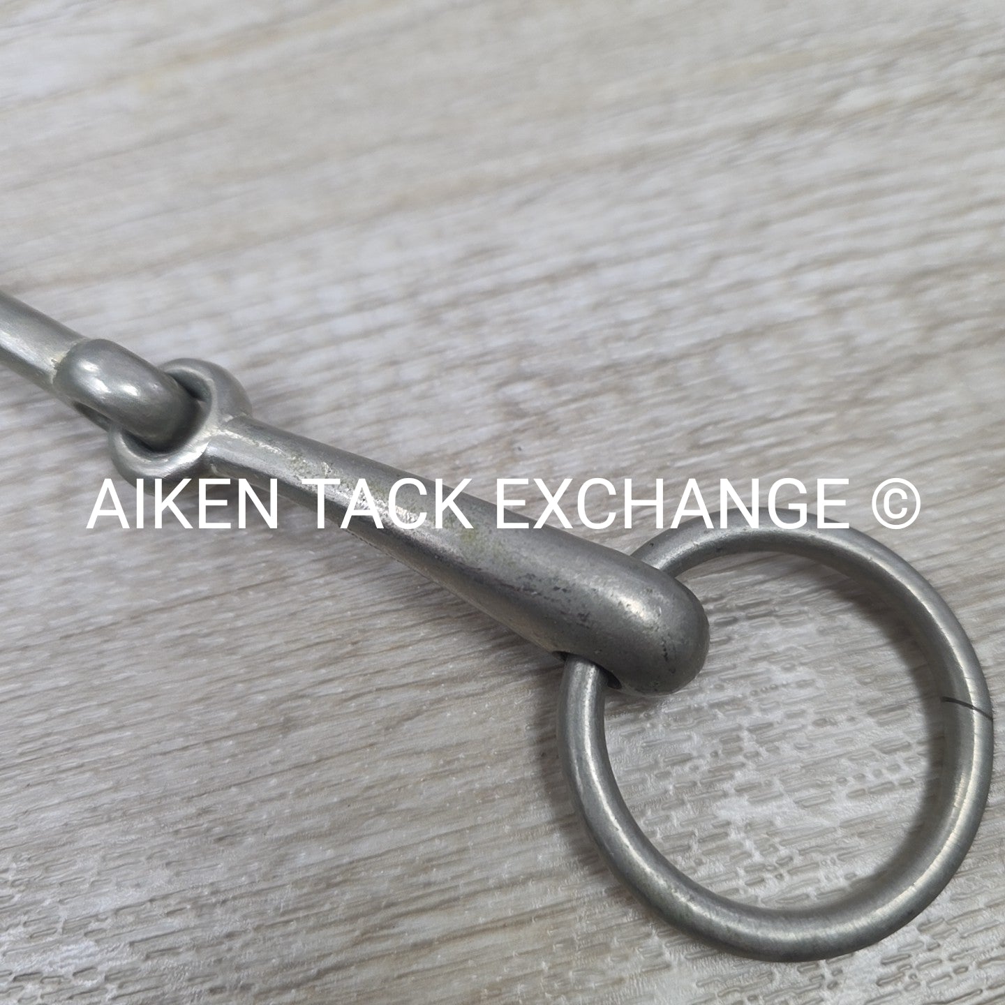 Star Steel Silver Single Joint Loose Ring Bradoon Bit 4.75"