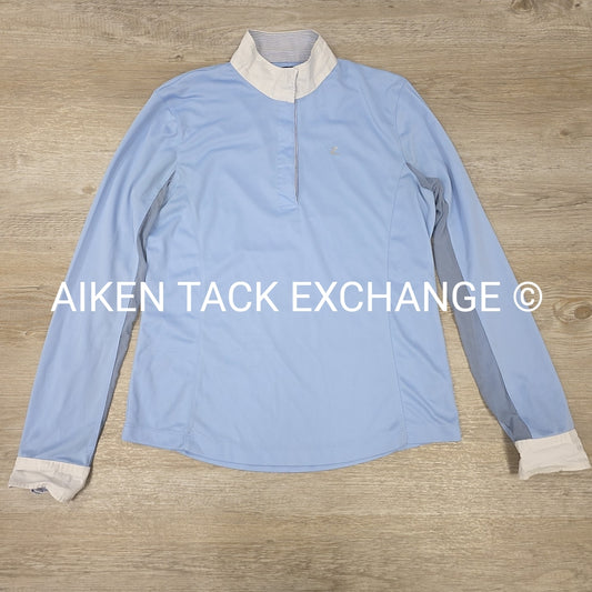 Horze Long Sleeve Sun Shirt Show Shirt, Size 10