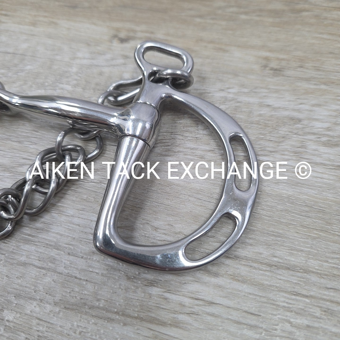 State Line Tack Single Joint Uxeter Kimberwick Bit 5"