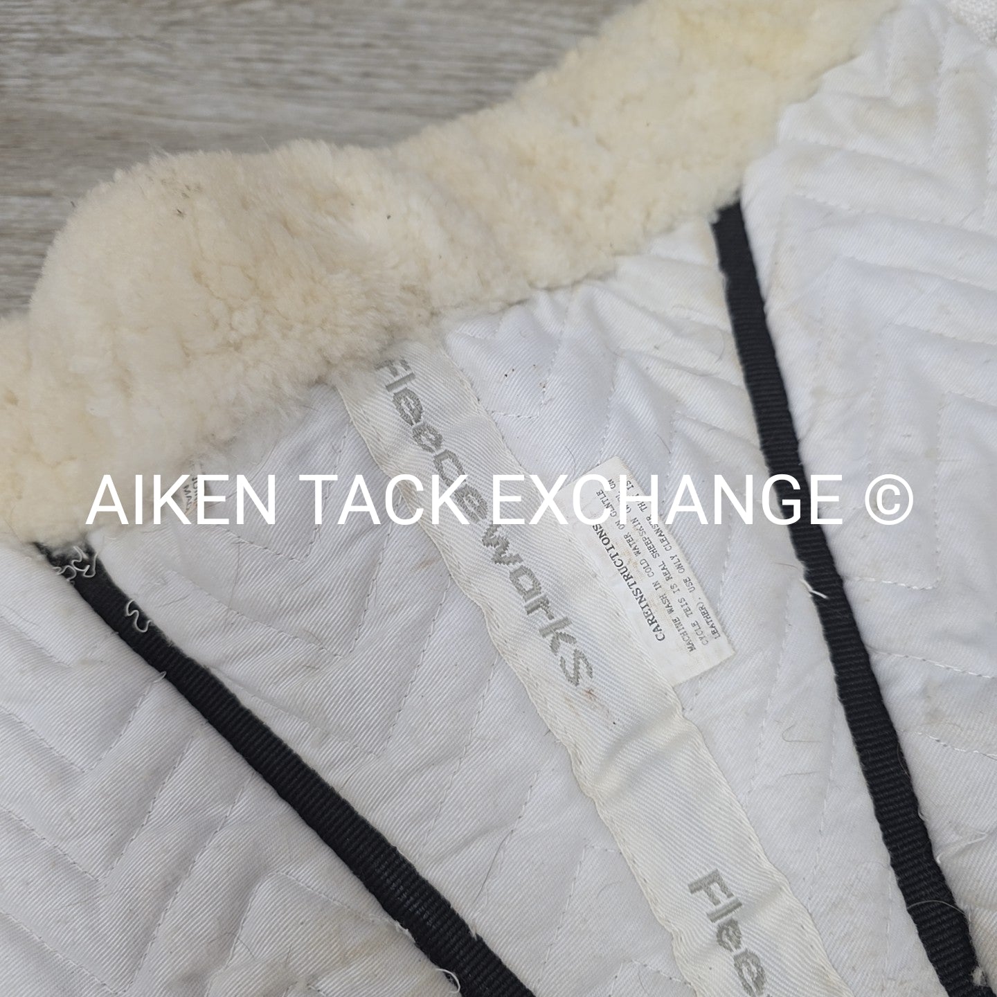 BARGAIN BUNDLE: 2 Fleeceworks FXK Sheepskin Close Contact Saddle Pads