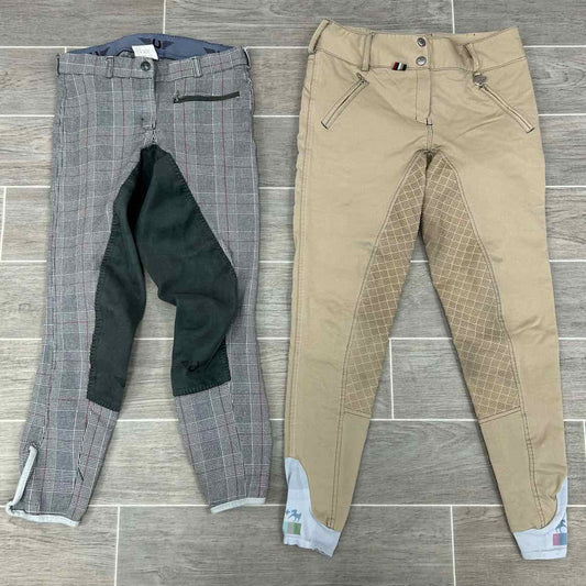 BARGAIN BUNDLE: Equine Couture Silicone Full Seat & TuffRider Full Seat Breeches