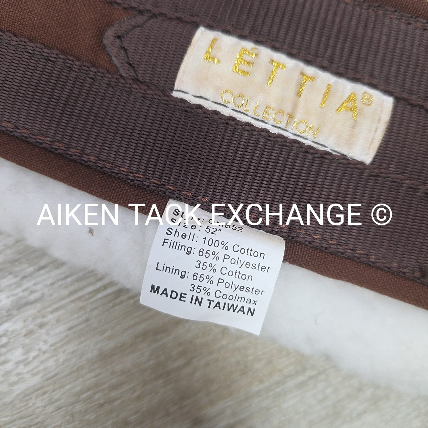 Lettia Fleece-Lined Coolmax Girth, 52"