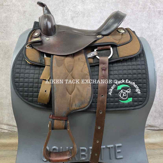 Big Horn 288 Cushion Flex Western Saddle, 16" Seat, Wide Flex Tree - Full QH Bars