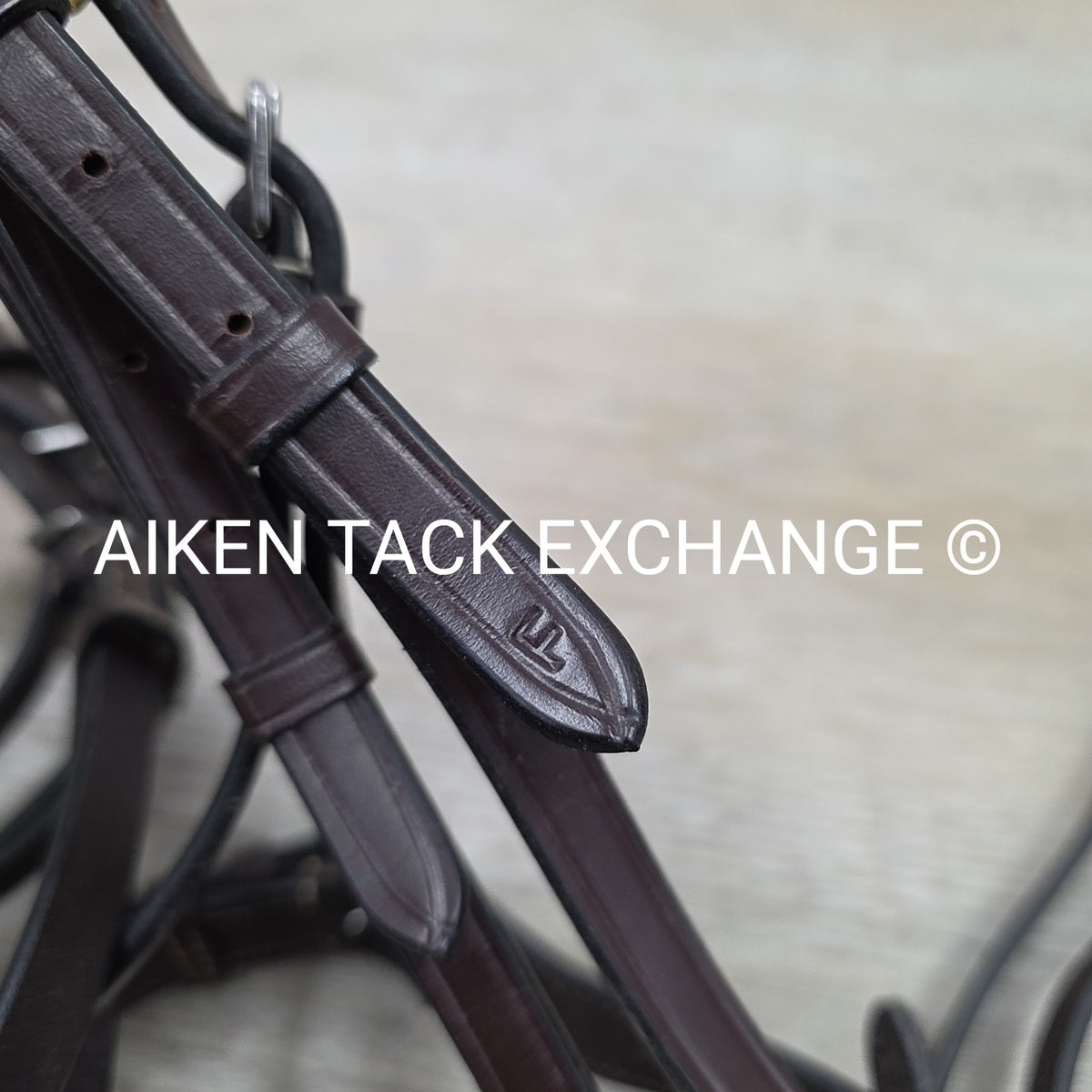 KL Select Black Oak Tupelo Bridle with Matching Laced Reins, Brown, Size Full