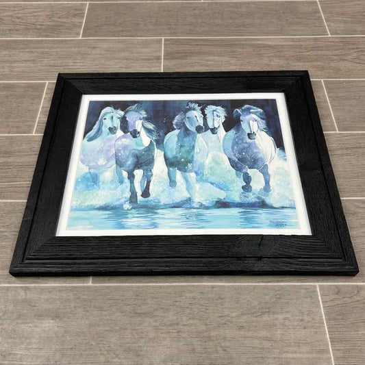 Horse Print, Matted and Framed, 17.5" x 14.5"