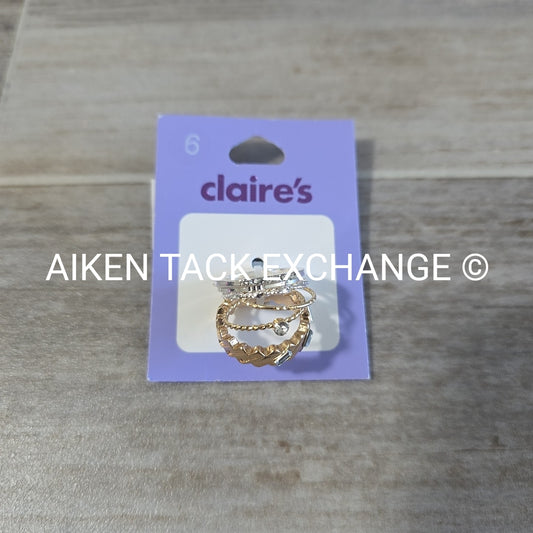 Claire's Stackable Rings - Size 6