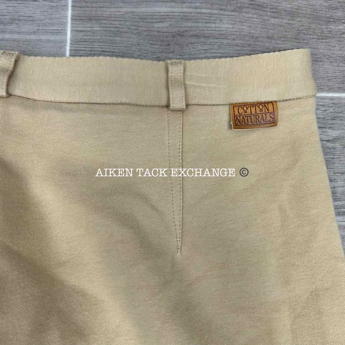 On Course Cotton Naturals Full Seat Breeches, Size 34