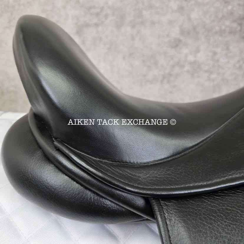 **SOLD** Heritage Bespoke Saddlery "The Oneness" Monoflap Dressage Saddle, 16.5" Seat, Wide Tree, Wool Flocked Panels