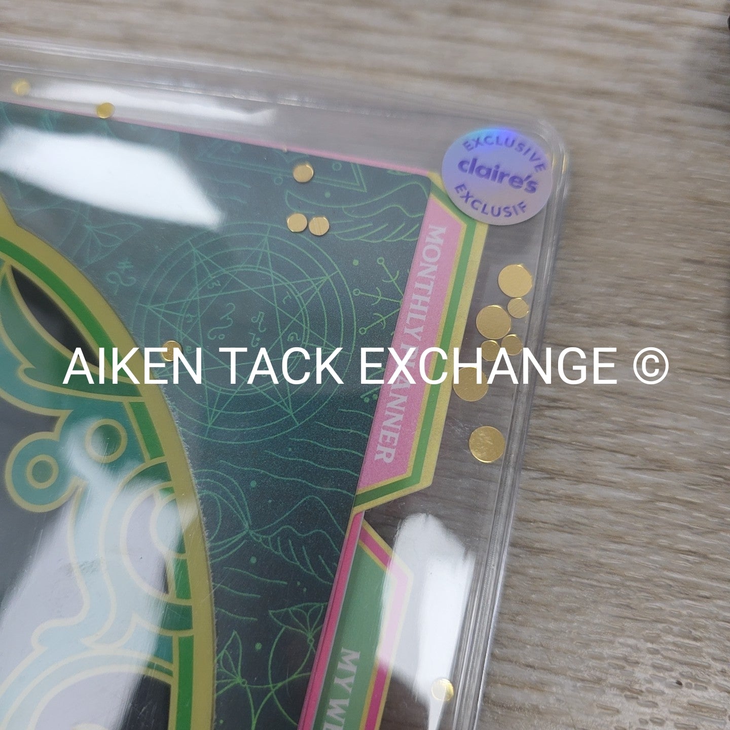 Claire's Wicked Bundle: Shaker Planner, Pin Badges, Choker Set, Hair Clip