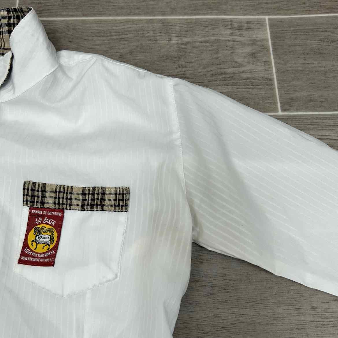 Equine Couture 5/A Baker Long Sleeve Show Shirt, Size X-Small