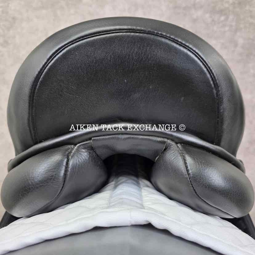**SOLD** Heritage Bespoke Saddlery "The Oneness" Monoflap Dressage Saddle, 16.5" Seat, Wide Tree, Wool Flocked Panels