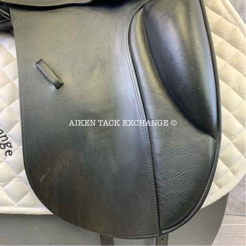 Borne Saddlery Olympia Dressage Saddle, 17.5" Seat, Medium Wide Tree, Wool Flocked Panels