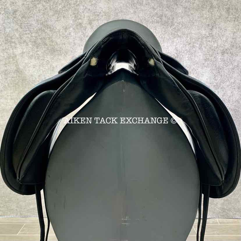 2006 Stubben Maestoso Deluxe Dressage Saddle, 18" Seat, 32cm Tree - W/XW, Wool Flocked Panels
