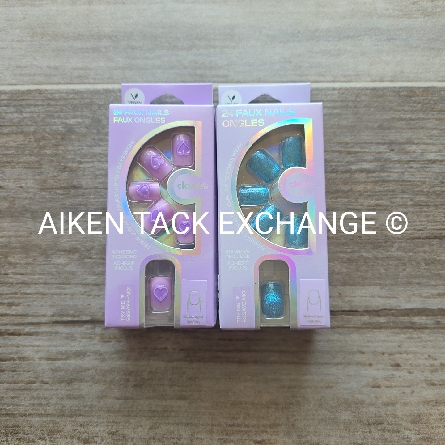 Claire's Press-On Nails (2 Sets) - 24 Count Each (48 Total) – Aiken ...