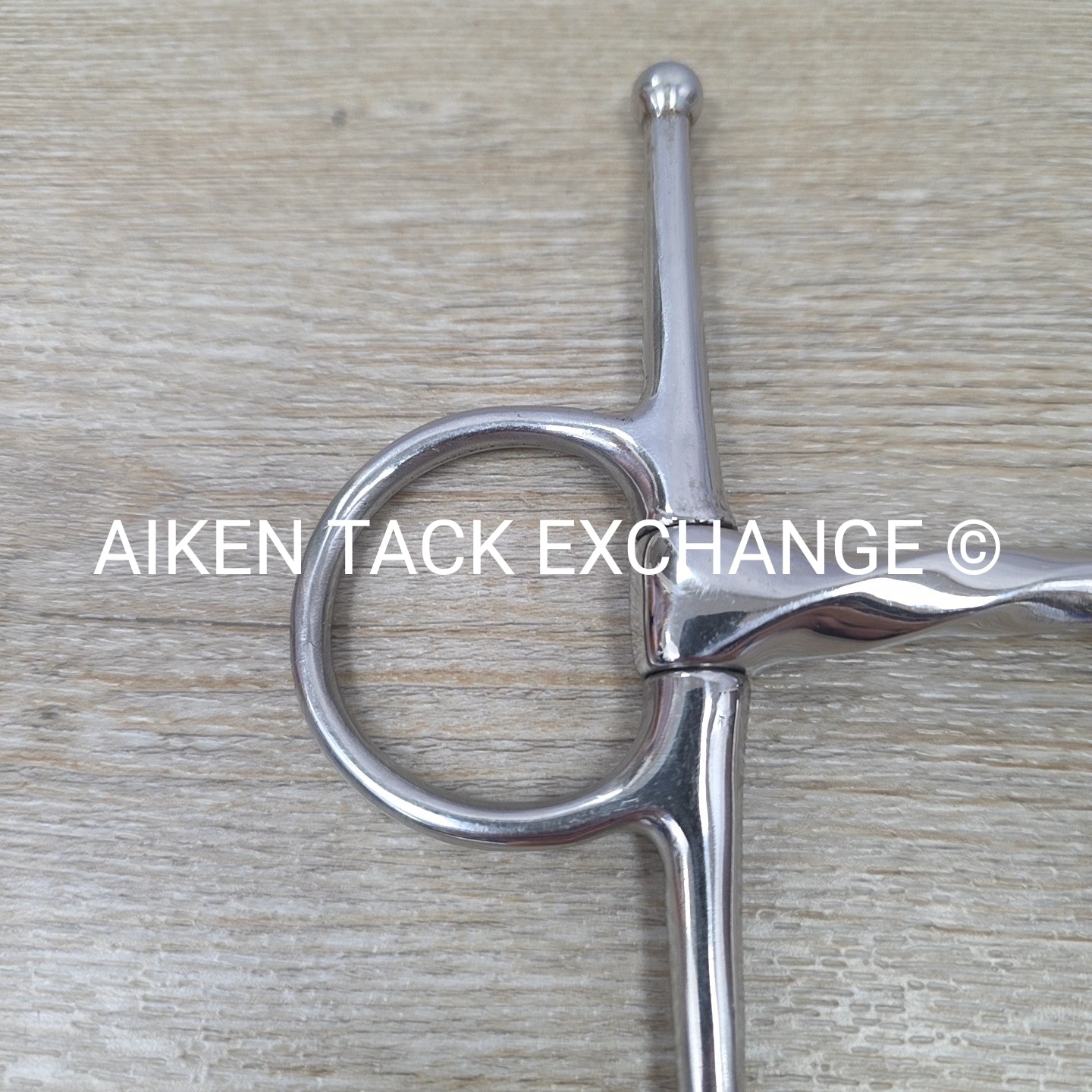 Coronet Single Joint Slow Twist Full Cheek Bit with Keepers, 5"