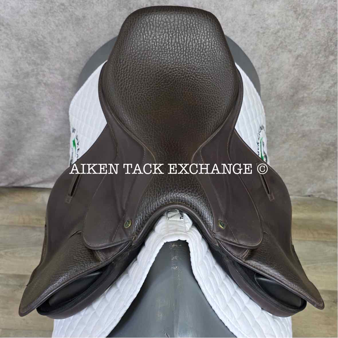 Dover Synthetic ProRide Close Contact Jump Saddle, 16.5" Seat, Medium Tree, Wool Flocked Panels