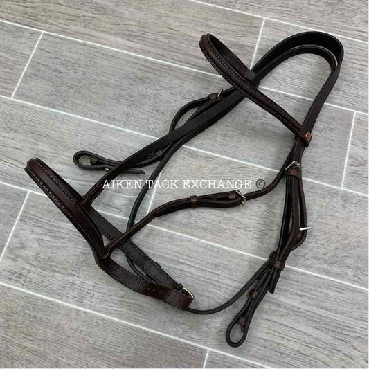 Courbette Lemetex Square Raised Bridle, No Reins, Size Full