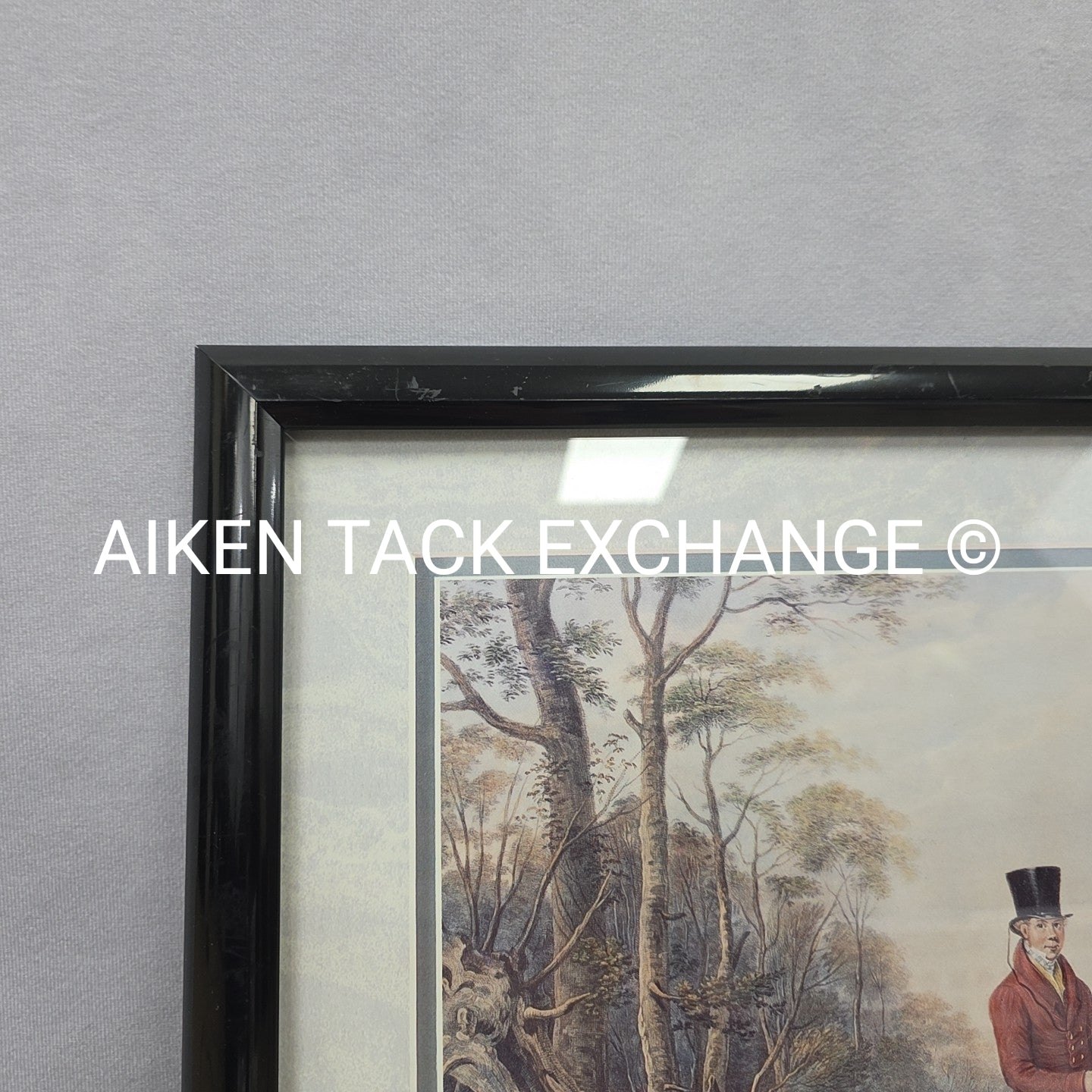 Gathering The Dogs & Begin The Hunt by William Webb, Framed 21" x 17"