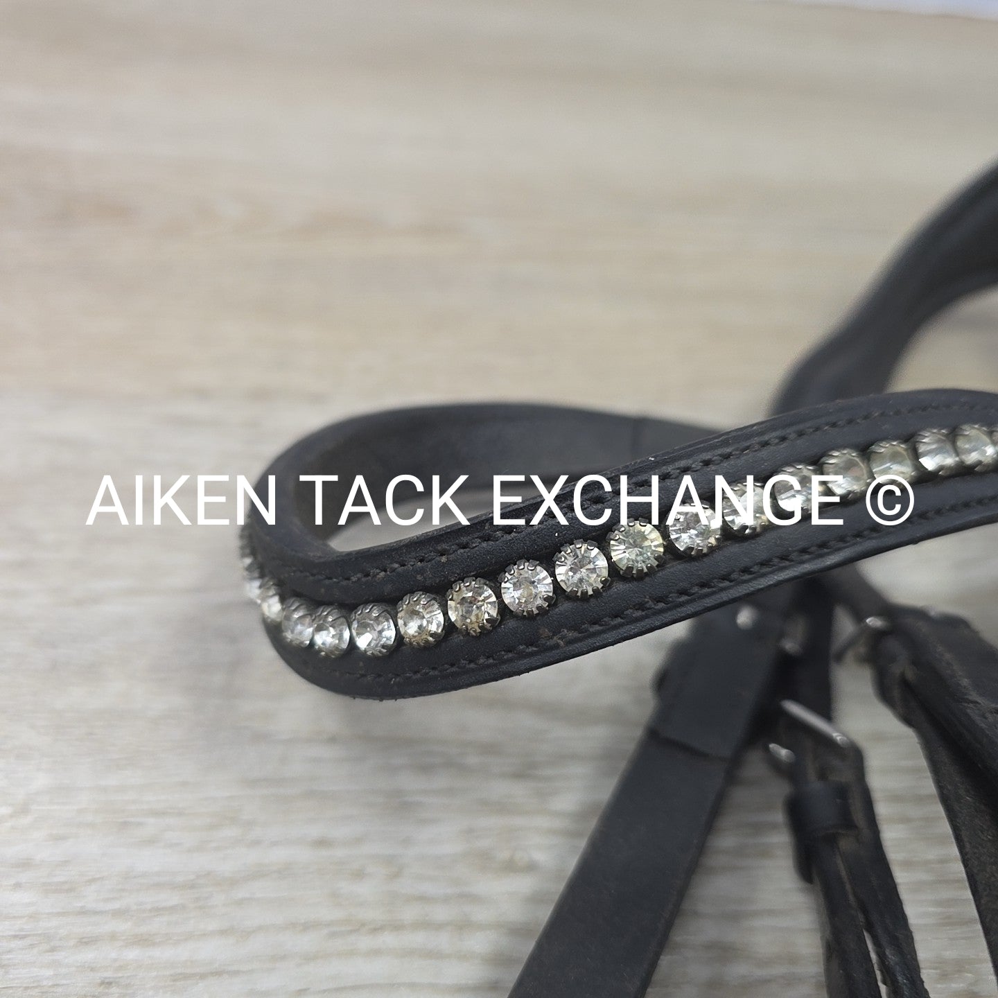 SmartPak Harwich Ergonomic Crystal Dressage Bridle, No Reins, Size Cob