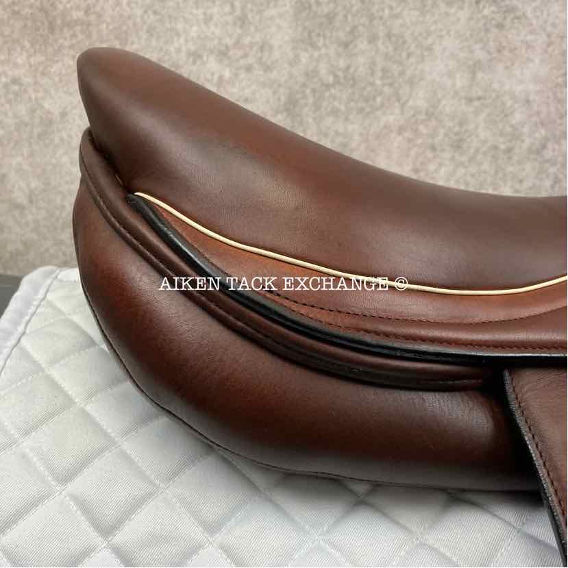 2021 MaxFlex Healthy Horse All Purpose Jump Saddle, 17.5" Seat, Wide Tree, Wool Flocked Panels