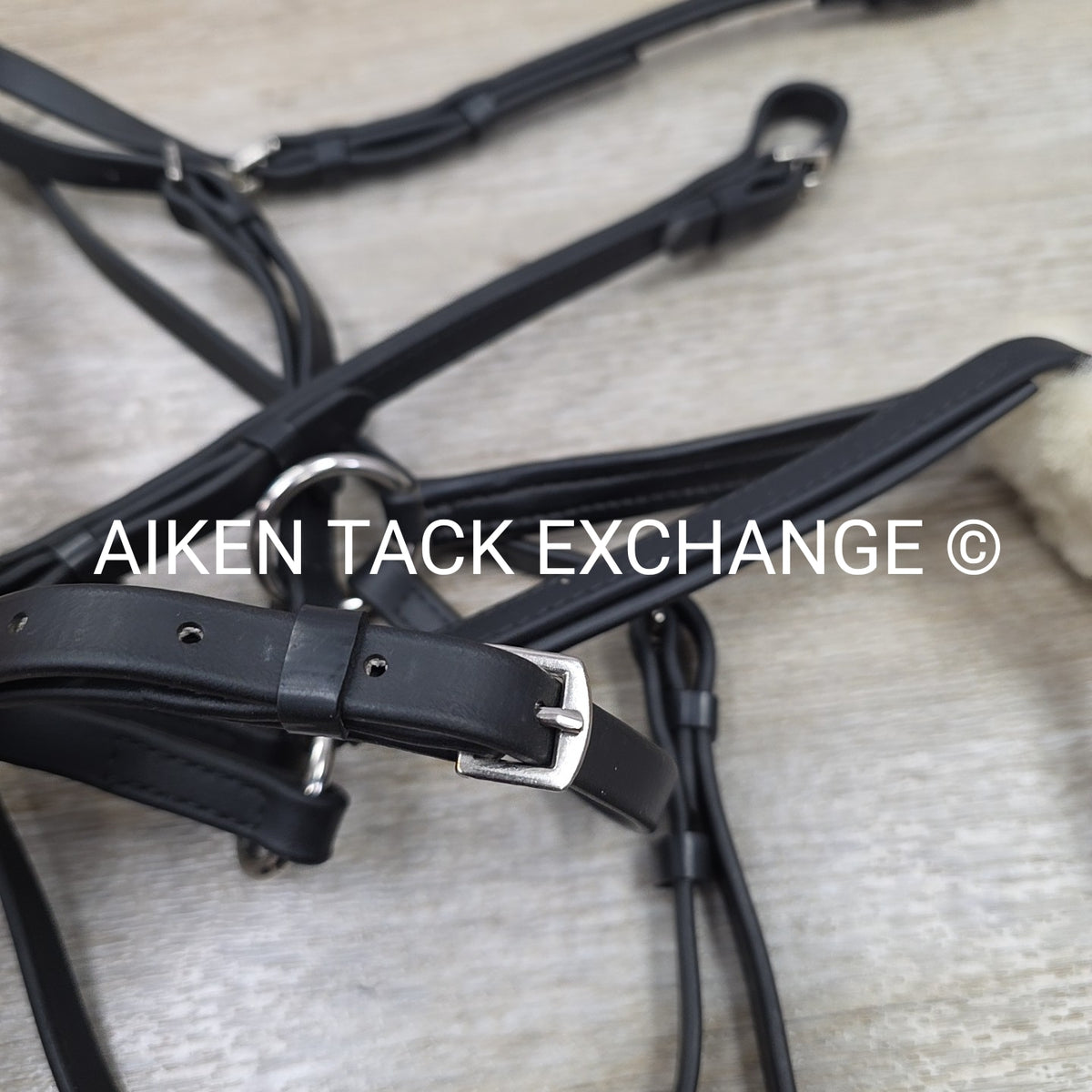 Tekna Synthetic Figure 8 Bridle, No Reins, Black, Size Full