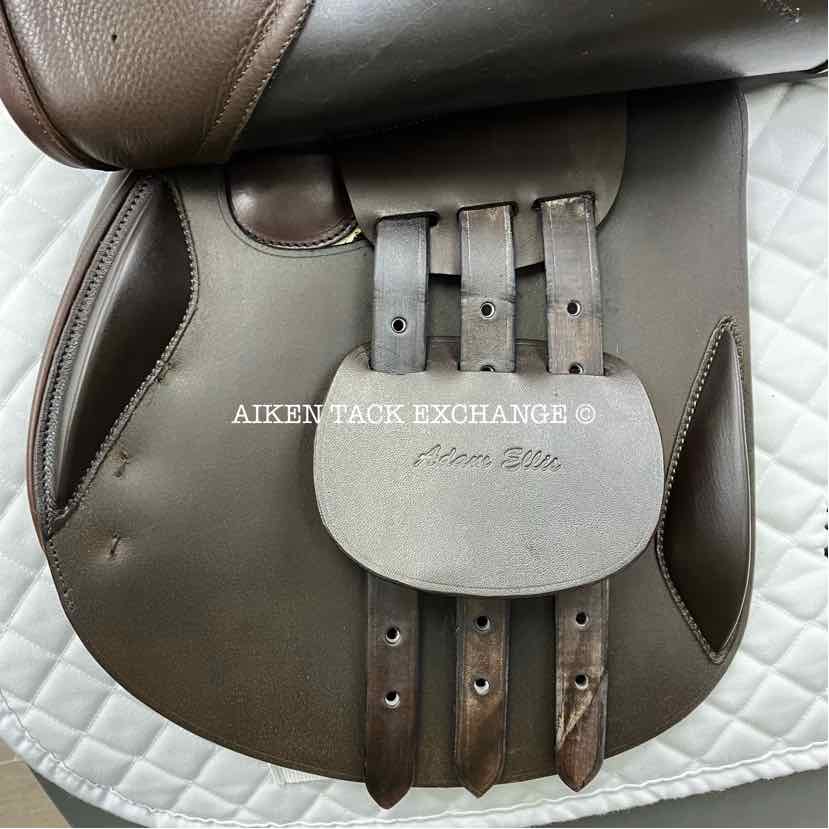 **On Trial** Adam Ellis Chloe Close Contact Jump Saddle, 17" Seat, Medium Wide Tree, Foam Panels