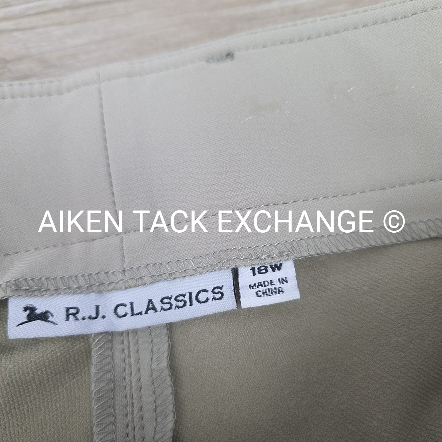 RJ Classics Gracie Plus Knee Patch Breeches, Size 18 W