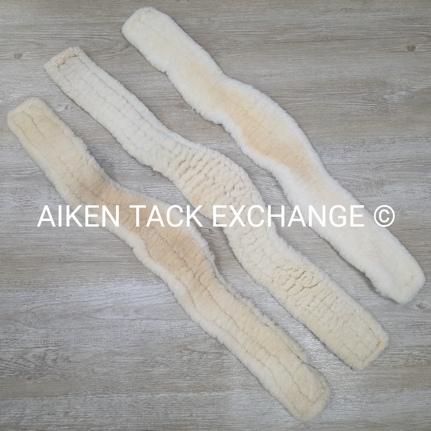 BARGAIN BUNDLE: 3 Antares Long Girth Sheepskin Liners, 42" (105cm)