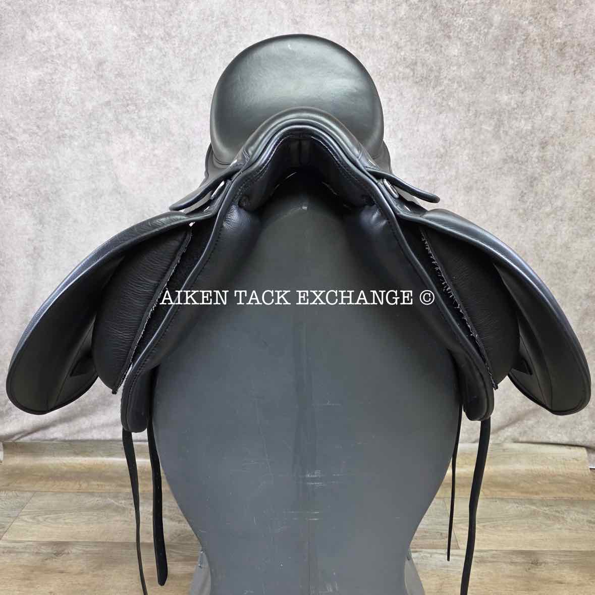 2022 Sella Soleil Passagio Dressage Saddle, 17" Seat, MW/W Tree, Wool Flocked Panels