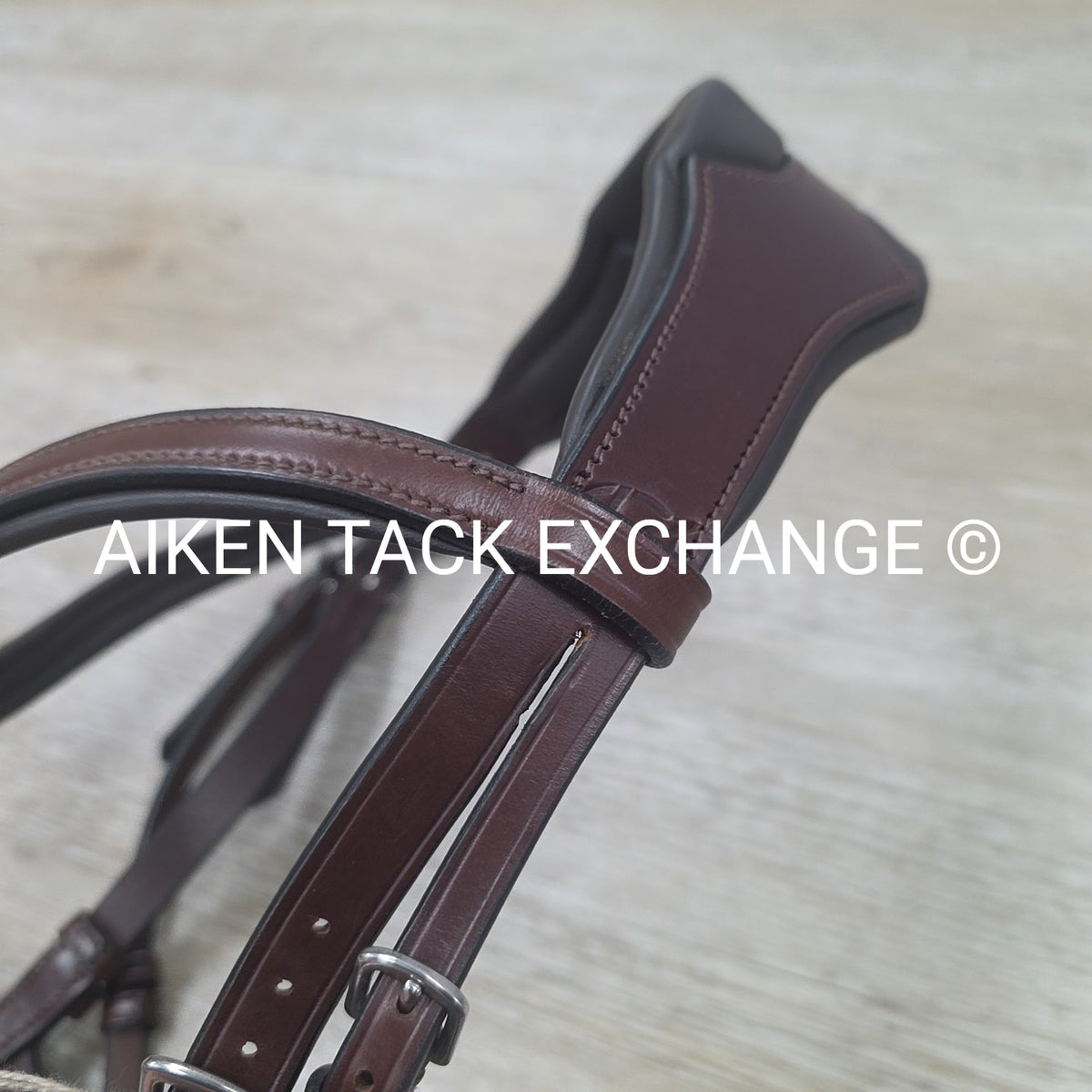 KL Select Tuscan Anatomic Bridle, No Reins, Brown, Size Full