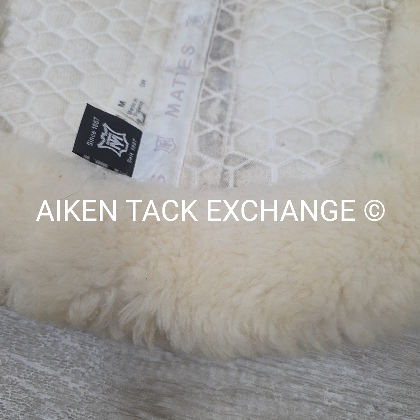 Mattes Platinum Sheepskin Half Pad, Dressage, Size Medium