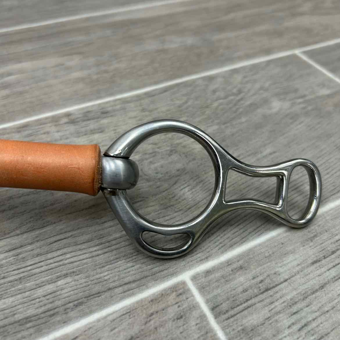 Leather Covered Mullen Mouth Braden Direct Bit 5"