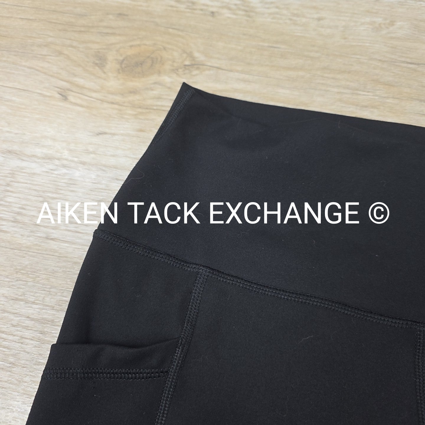Yogalicious Lux Hi-Rise Tribeca Ankle Tights w/ Pockets, Women's Size L
