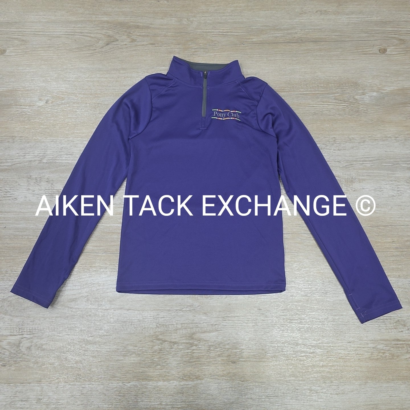 Pony Club Long Sleeve 1/4 Zip Top, Youth XL