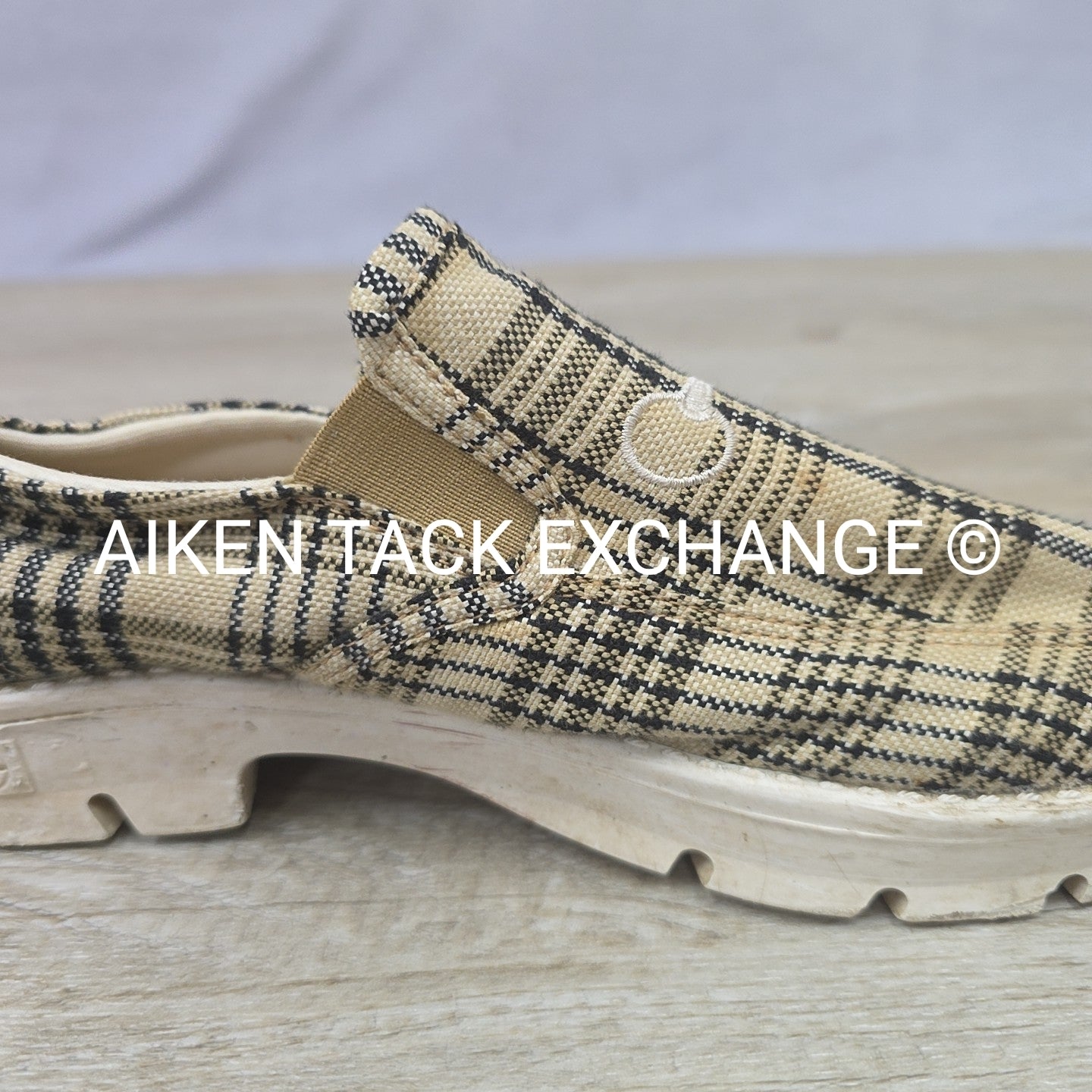 5/A Baker TuffRider Plaid Loafer, Size 11