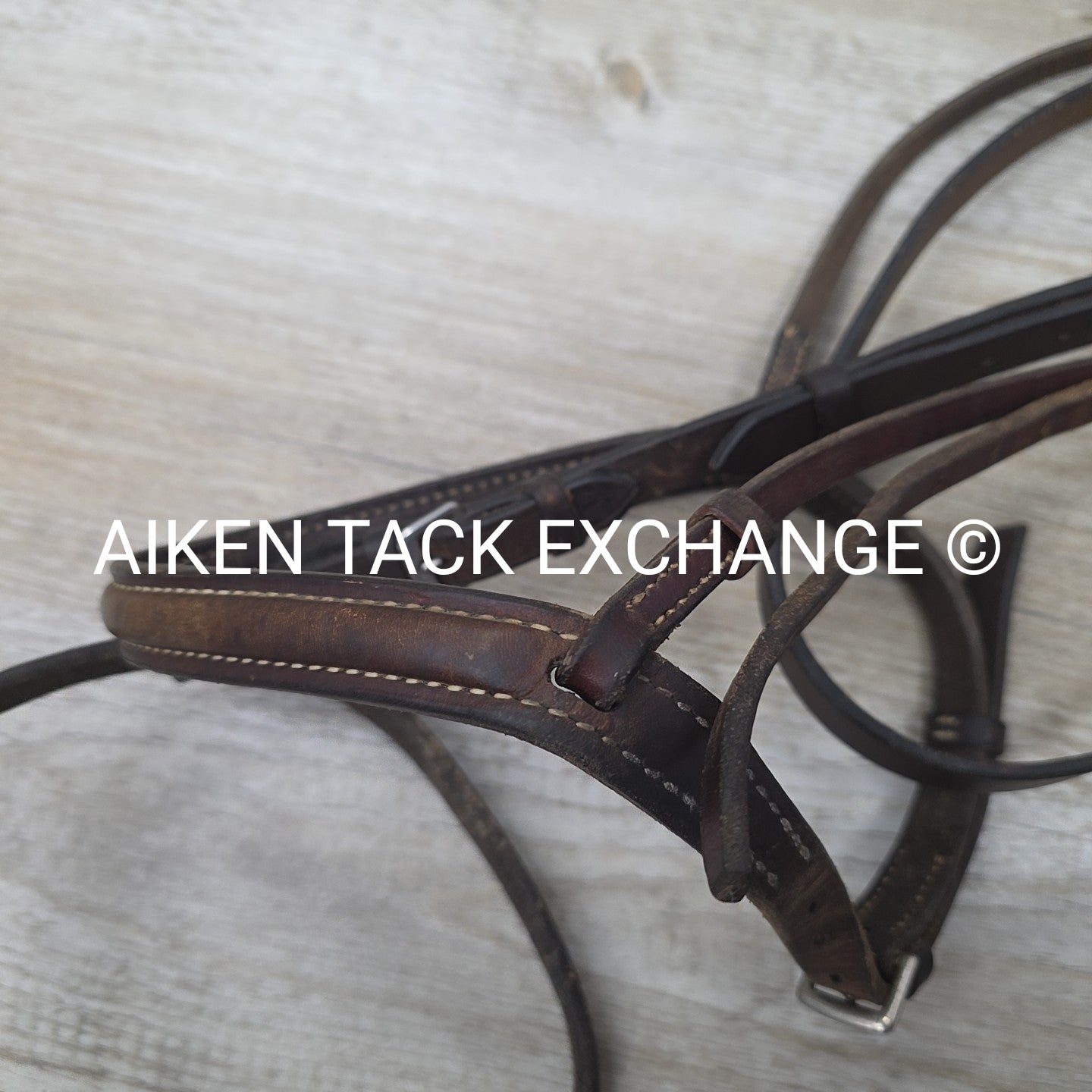 BARGAIN BUNDLE: Flash Bridle with 2 Pairs Rubber Reins, Brown, Size Full